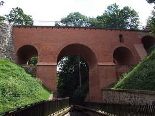 Most gotycki z XIV wieku  w Reszelu