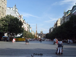 Plac Wacława w Pradze