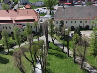 Widok z Wieży oraz otoczenie Opactwa w Krzeszowie Foto Galeria