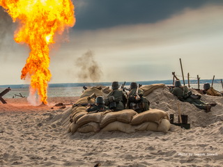 D-Day Hel 2016 - Inscenizacja Lądowanie na plaży Omaha foto relacja