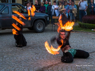 Pokaz Teatru Ognia Kudowa Zdrój 2016