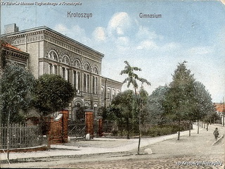 Szkoły - Krotoszyn na starej fotografi