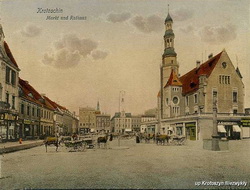 Ratusz i Rynek w Krotoszynie na Starych Fotografiach