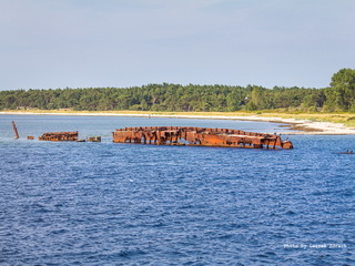 Port Wojenny, Wrak Niszczyciela ORP Grom i ORP Wicher - Hel