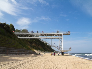 Nadmorska Plaża i Klify w Trzęsaczu