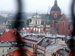 Widok z wieży Katedry na Wawelu