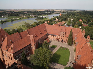 Zamek Krzyżacki w Malborku - Widok z Wieży Foto Galeria